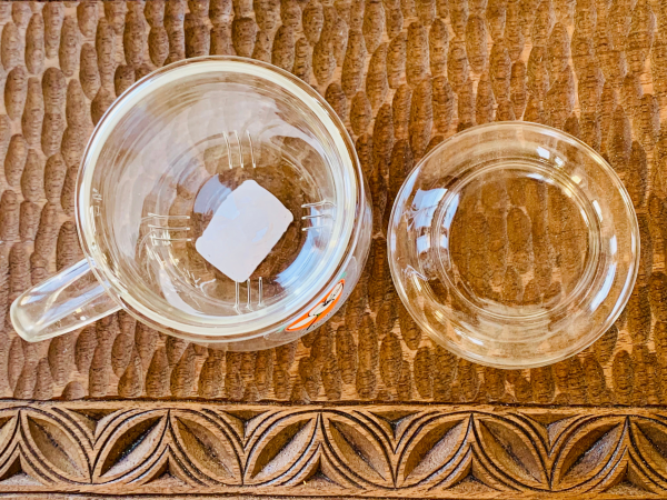 Glass Tea Cup with Infuser and Lid - Image 4